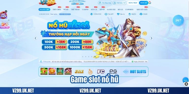 GIỚI THIỆU 6 Game slot nổ hũ