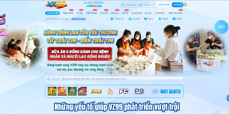 Những yếu tố giúp VZ99 phát triển vượt trội